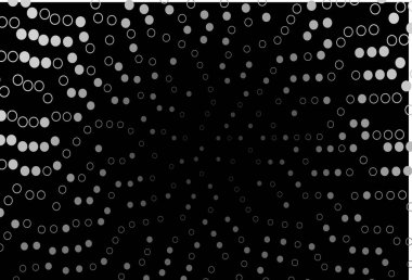 Dark Silver, baloncuklu gri vektör arka planı. Doğa tarzında renkli baloncuklu soyut illüstrasyon. Marka kitabınız için şablon.