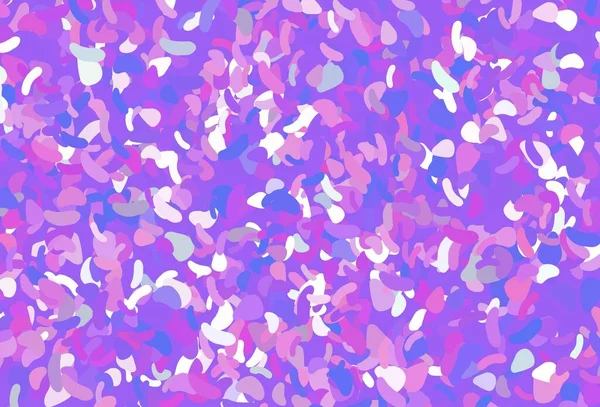 Light Pink Blue Vector Template Memphis Shapes Εικονογράφηση Πολύχρωμα Σχήματα — Διανυσματικό Αρχείο