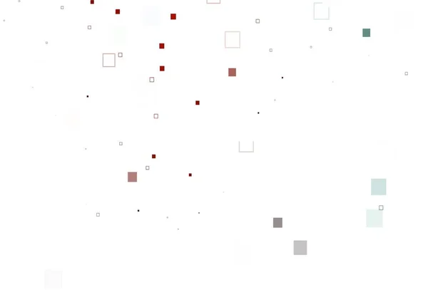 Patrón Vectorial Rojo Claro Con Cristales Rectángulos Gradiente Abstracto Ilustración — Vector de stock