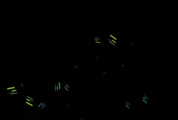 Темно Синий Желтый Векторный Фон Прямыми Линиями Размытый Декоративный Дизайн — стоковый вектор