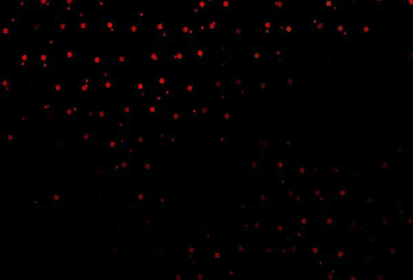 Tmavě Červená Vektorová Textura Poly Stylu Kruhy Kostkami Třpytivé Abstraktní — Stockový vektor