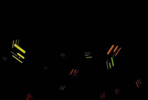 Тёмный Многоцветный Радужный Векторный Фон Прямыми Линиями Сияющая Цветная Иллюстрация — стоковый вектор