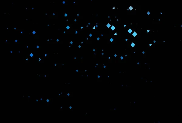 Темно Синий Векторный Чехол Многоугольном Стиле Кругами Абстрактная Иллюстрация Красочными — стоковый вектор