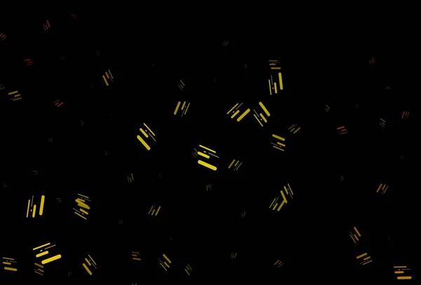 Темно Оранжева Векторна Текстура Різнокольоровими Лініями Лінії Розмитому Абстрактному Тлі — стоковий вектор