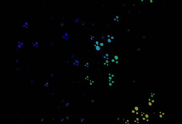 Темная Разноцветность Вектор Рейнбоу Искушают Пузырьками Совершенно Новая Цветная Иллюстрация — стоковый вектор