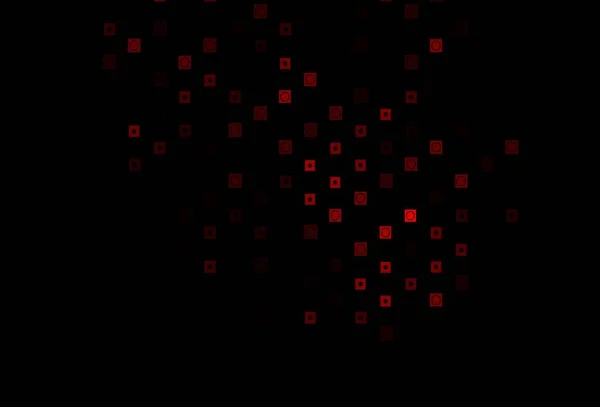 Ciemnoczerwony Wektor Tło Kręgów Kwadratów Abstrakcyjna Ilustracja Gradientowa Okręgami Prostokątami — Wektor stockowy