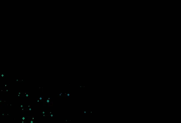 Темно Синий Зеленый Векторный План Кругами Линиями Прямоугольниками Круги Линии — стоковый вектор