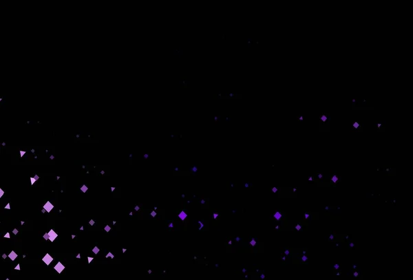 長方形の濃い紫色のベクトルレイアウト 正方形 線で抽象的なイラストを光る ビジネス広告 小冊子 チラシのパターン — ストックベクタ