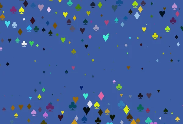 Helles Mehrfarbiges Regenbogen Vektormuster Mit Einem Symbol Für Karten Verschwommenes — Stockvektor