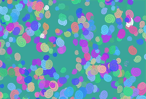 Açık Çokrenkli, eğri çizgili Gökkuşağı vektör şablonu. Yarım ton mermer tarzında, gradyanı olan yaratıcı illüstrasyon. İş tasarımınız için tamamen yeni bir şablon.