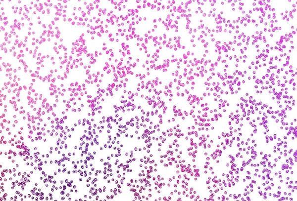 Світло Рожевий Синій Векторний Шаблон Колами Абстрактна Ілюстрація Кольоровими Бульбашками — стоковий вектор