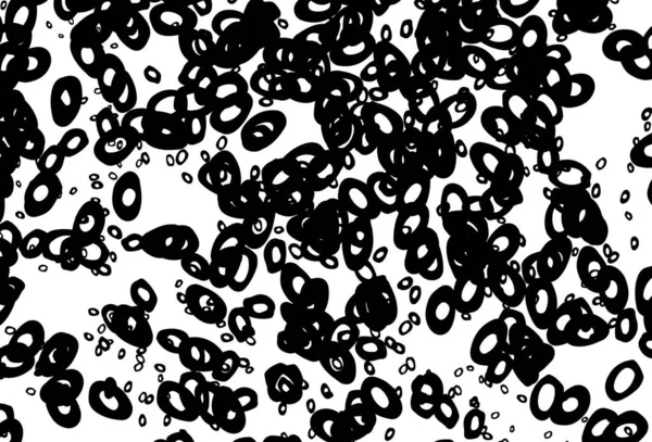 黑白相间的载体上都有斑点 采用带气泡的抽象风格的模糊装饰设计 全新的你的品牌书模板 — 图库矢量图片
