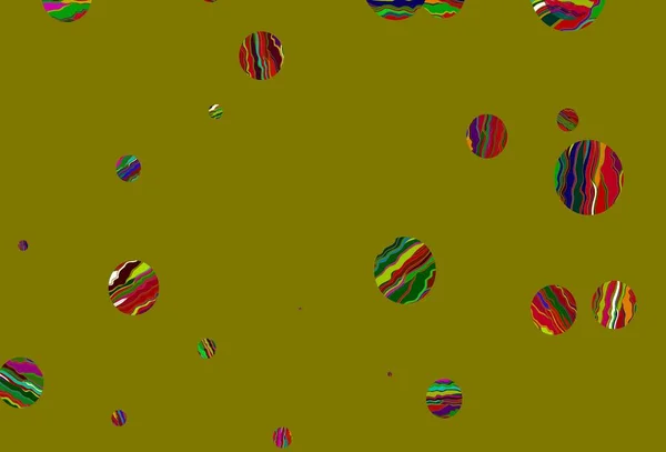Helle Mehrfarbige Regenbogenfarbene Vektorabdeckung Mit Flecken Verschwommenes Dekoratives Design Abstrakten — Stockvektor
