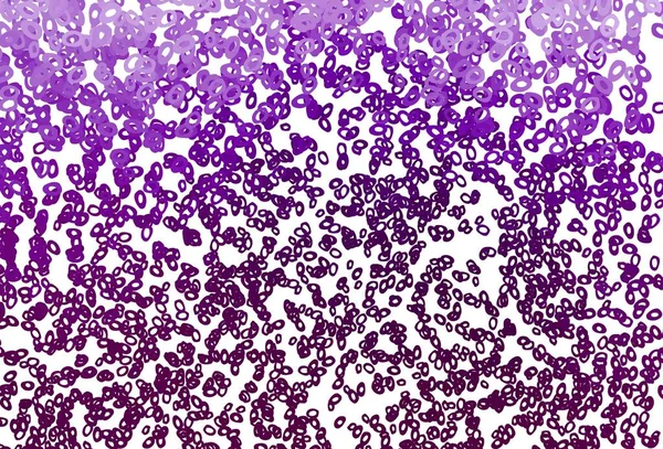 Dark Purple Vektor Hintergrund Mit Blasen Schöne Farbige Illustration Mit — Stockvektor