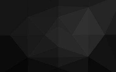 Çokgen desenli soyut geometrik renkli vektör çizimi.