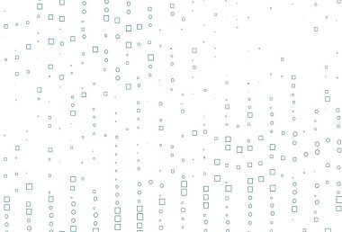 Işık Mavisi vektör arkaplanı, çizgiler, dikdörtgenler. Dikdörtgenli soyut gradyan çizimi. Reklamlar için desen.