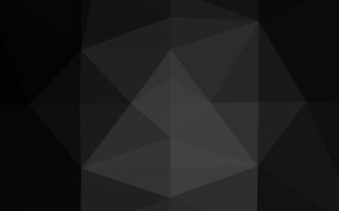 Çokgen desenli soyut geometrik renkli vektör çizimi.