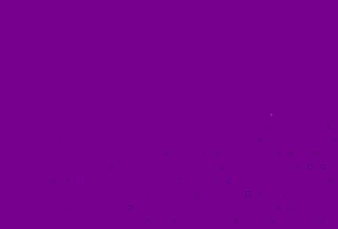 Noktalı, noktalı, küplü açık mor vektör arkaplanı. Daireleri olan renkli bir illüstrasyon, doğa tarzında kareler. Suyun deseni, yağmur damlaları.