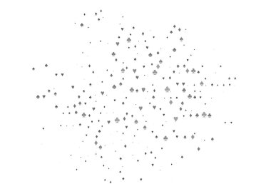 Konfetilerin soyut mavi arkaplanı. vektör illüstrasyonu