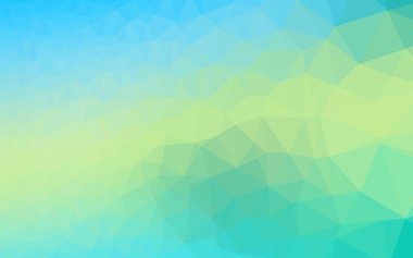 Çokgen desenli soyut geometrik renkli vektör çizimi.