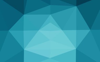 Çokgen desenli soyut geometrik renkli vektör çizimi.