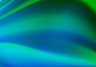 Açık Mavi ve Yeşil vektör parlak arkaplanı bulanıklaştırdı.