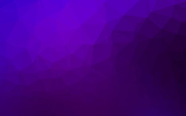 Çokgen desenli soyut geometrik renkli vektör çizimi.