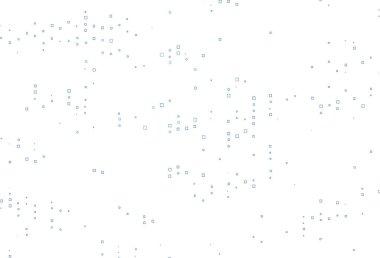 Kare biçiminde hafif BLUE vektör şablonu. Dikdörtgenleri ve kareleri olan güzel bir çizim. Cep telefonları için arka plan.