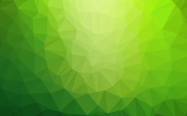 Çokgen desenli soyut geometrik renkli vektör çizimi.