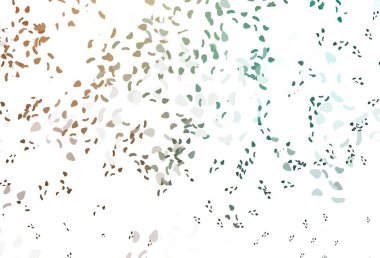 Koyu mavi, soyut şekilli kırmızı vektör arkaplan. Renkli rastgele şekillerle modern soyut illüstrasyon. Bir cep telefonu için arka plan.