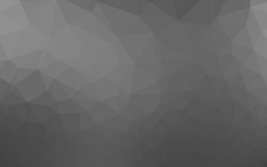 Çokgen desenli soyut geometrik renkli vektör çizimi.