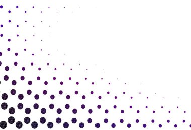 Noktalı açık mor vektör arkaplanı. Doğa tarzında bulanık halkaları olan güzel renkli çizimler. Posterler, afişler için tasarım.