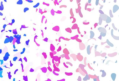 Işık çokrenkli, gökkuşağı vektör şablonu Memphis şekilli. Modern tarzda değişen renkli kaotik formlar. Duvar kağıtları için zarif tasarım.