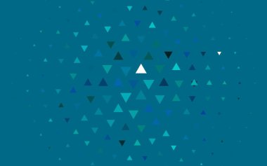 Üçgenli hafif Mavili vektör arkaplanı.