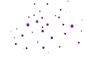 Çember şekilli açık mor vektör düzeni. Parlak renkli soyut çemberlerin olduğu bir resim. Posterler, afişler için tasarım.