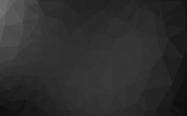 Çokgen desenli soyut geometrik renkli vektör çizimi.