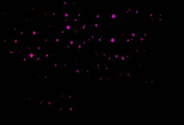 Dark pink vector texture in poly style with circles, cubes. Decorative design in abstract style with lines, dots, cubes. Modern template for your landing page.