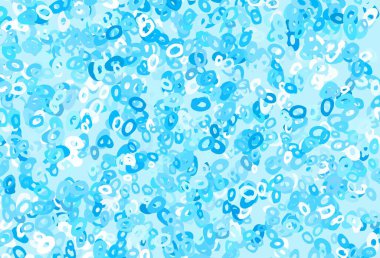 Kabarcıklı açık yeşil vektör arka planı. Soyut arka planda bulanık kabarcıklar ve renkli gradyan. Marka kitabınız için şablon.