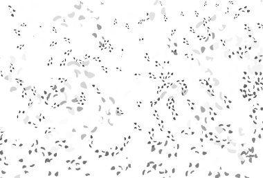 Açık gümüş, rastgele şekilli gri vektör dokusu. Modern tarzda değişen renkli kaotik formlar. Bir cep telefonu için arka plan.