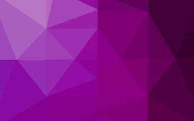 Açık Mor vektör üçgen desen.