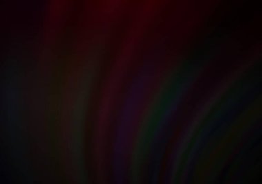 Bükülmüş kurdeleli koyu siyah vektör şablonu.