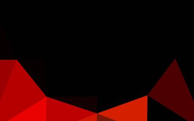 Açık Kırmızı vektör üçgeni mozaik örtüsü.