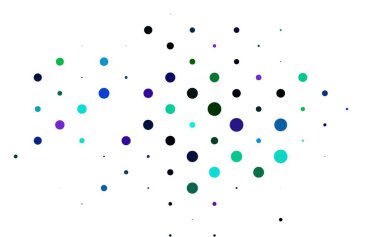 Hafif Çokrenkli, baloncuklu Gökkuşağı vektör arkaplanı.