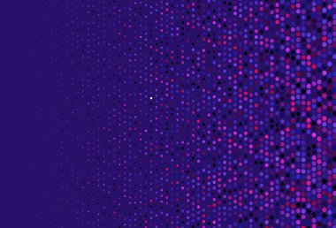 Lacivert, benekli kırmızı vektör. Bulanık dekoratif tasarım baloncuklu soyut tarzda. Posterler, afişler için tasarım.