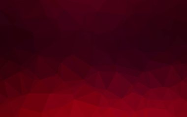 Çokgen desenli soyut geometrik renkli vektör çizimi.