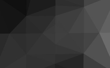 Çokgen desenli soyut geometrik renkli vektör çizimi.