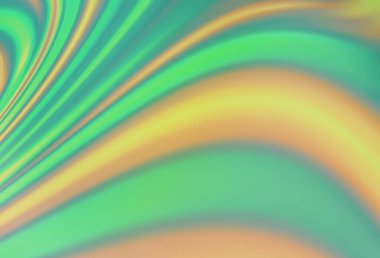 Açık yeşil kurdeleli vektör deseni. Mermer stili ve gradyanı olan yepyeni renkli çizimler. Cep telefonu geçmişinin şablonu.