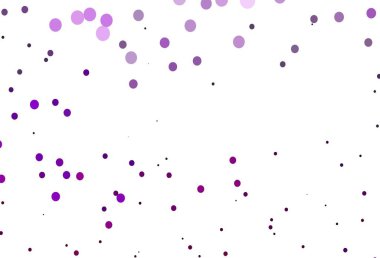 Baloncuklu açık mor vektör arkaplanı. Bulanık dekoratif tasarım baloncuklu soyut tarzda. Reklamlar, broşürler için desen.