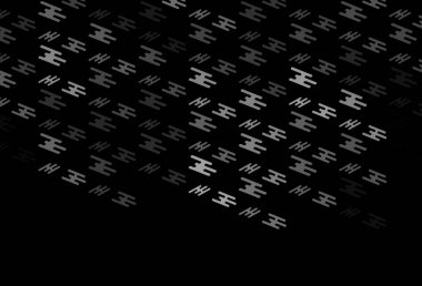 Koyu gümüş renkli çizgileri olan gri vektör dokusu. Soyut şablondaki çizgilerle dekoratif parlak çizimler. TV reklamları için arkaplan.