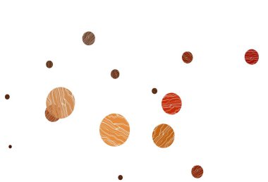 Kabarcıklı açık kırmızı vektör arka planı. Bulanık yağmur damlaları olan soyut bir çizim. Güzel web siteleri için desen.